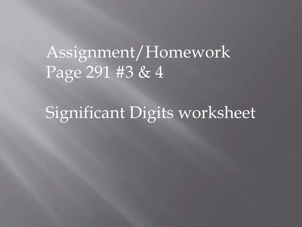 assignment homework page 291 3 4