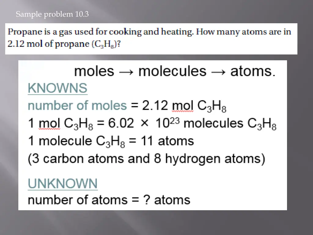 sample problem 10 3