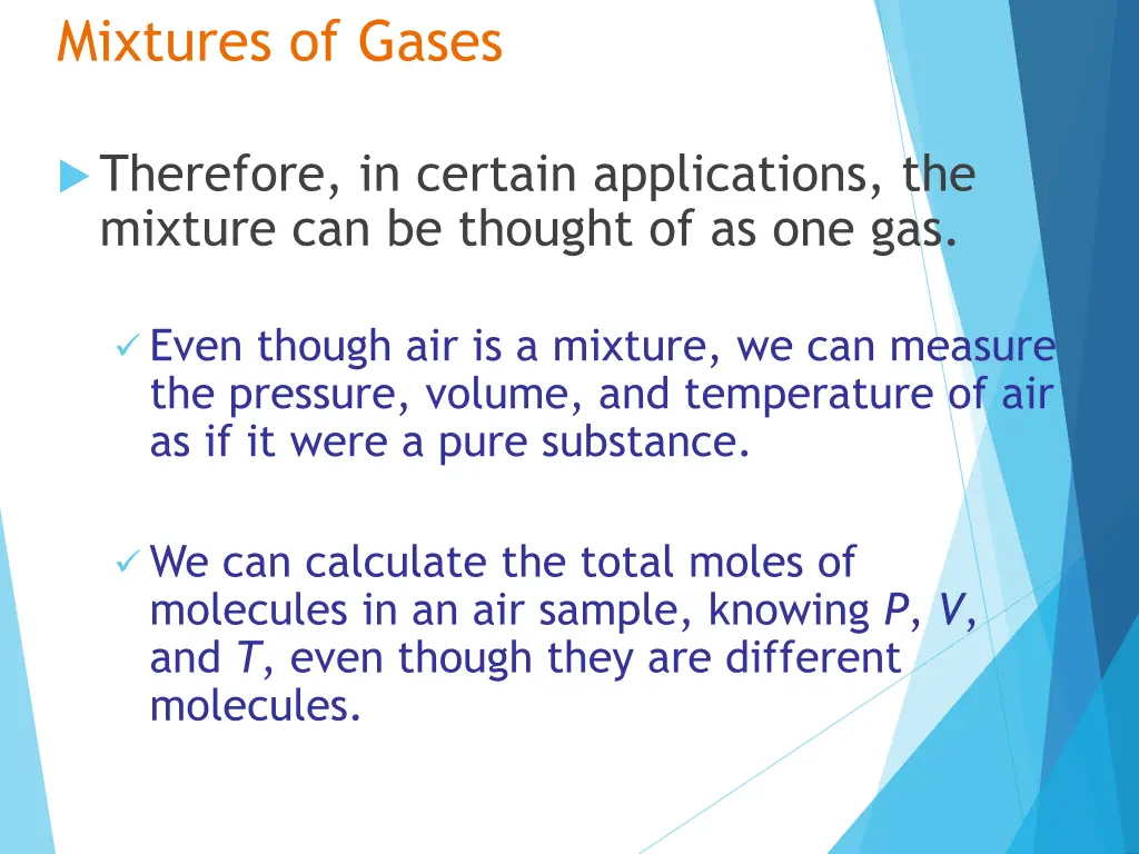 mixtures of gases