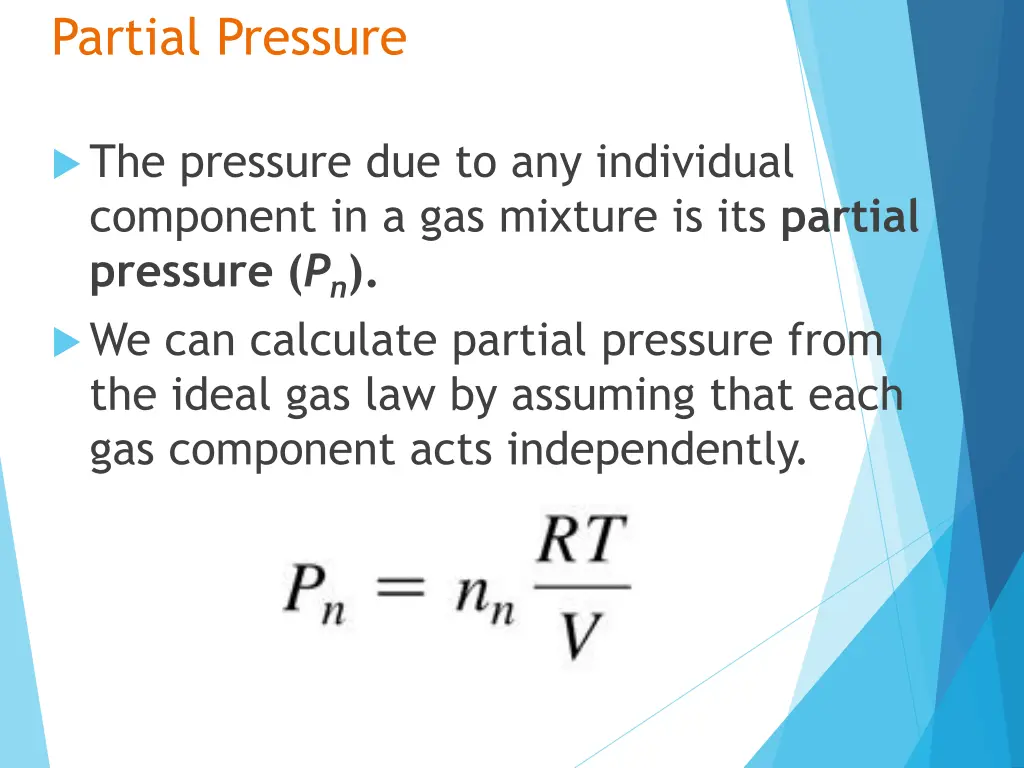 partial pressure