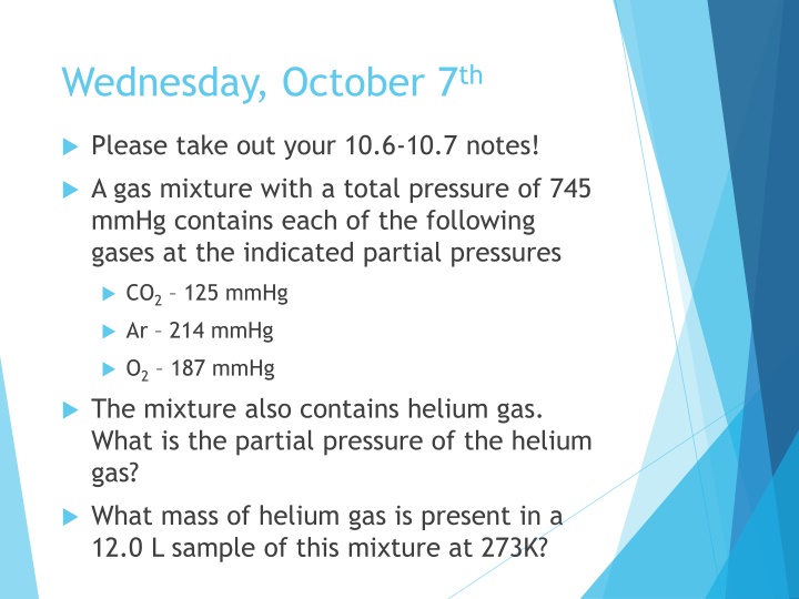 wednesday october 7 th