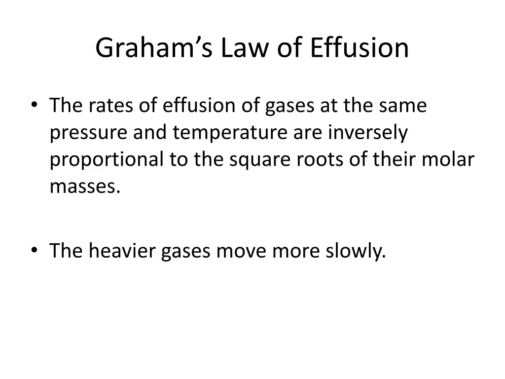 graham s law of effusion