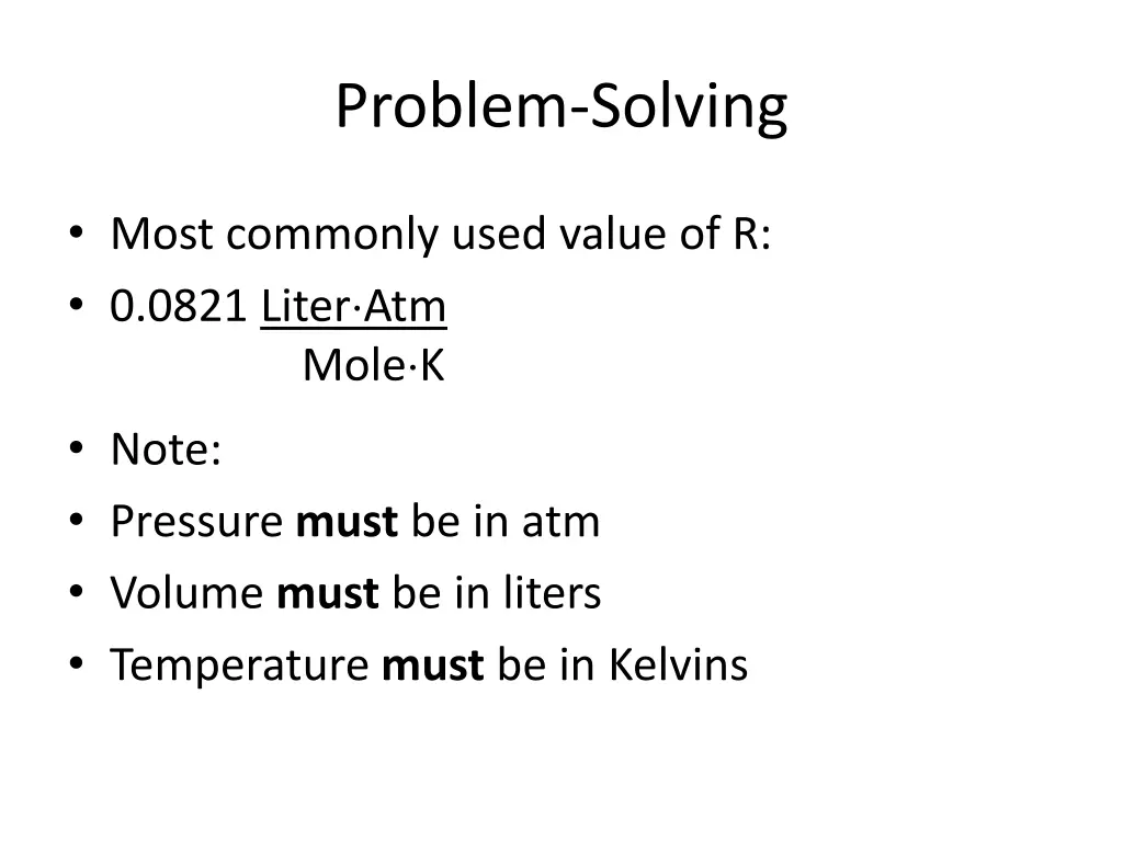 problem solving