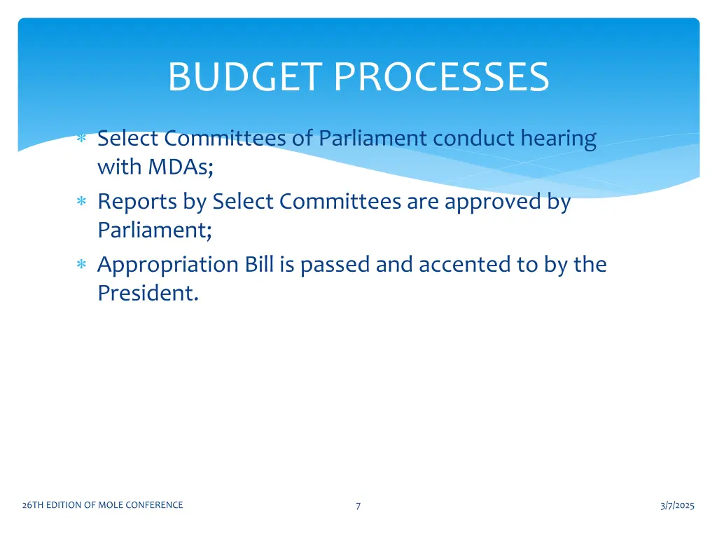 budget processes 1