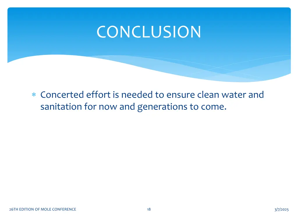 conclusion