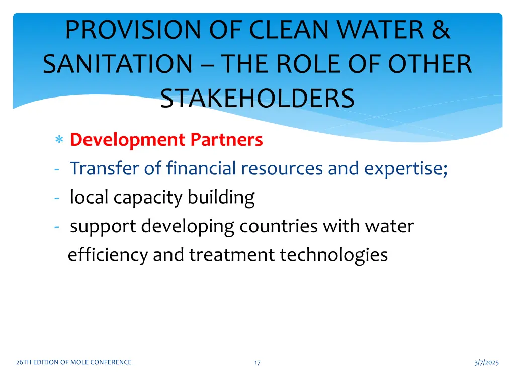 provision of clean water sanitation the role 2