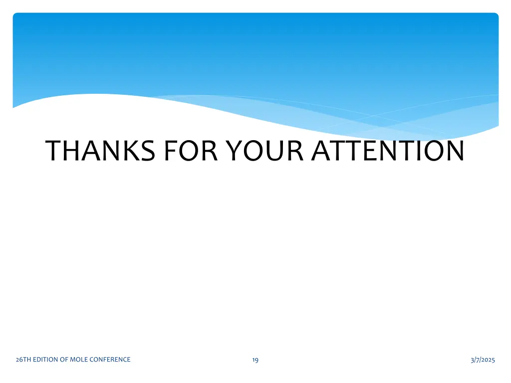 thanks for your attention