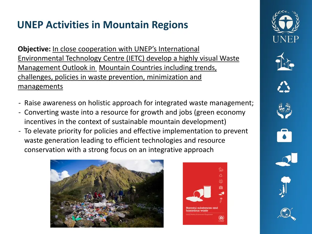unep activities in mountain regions 4