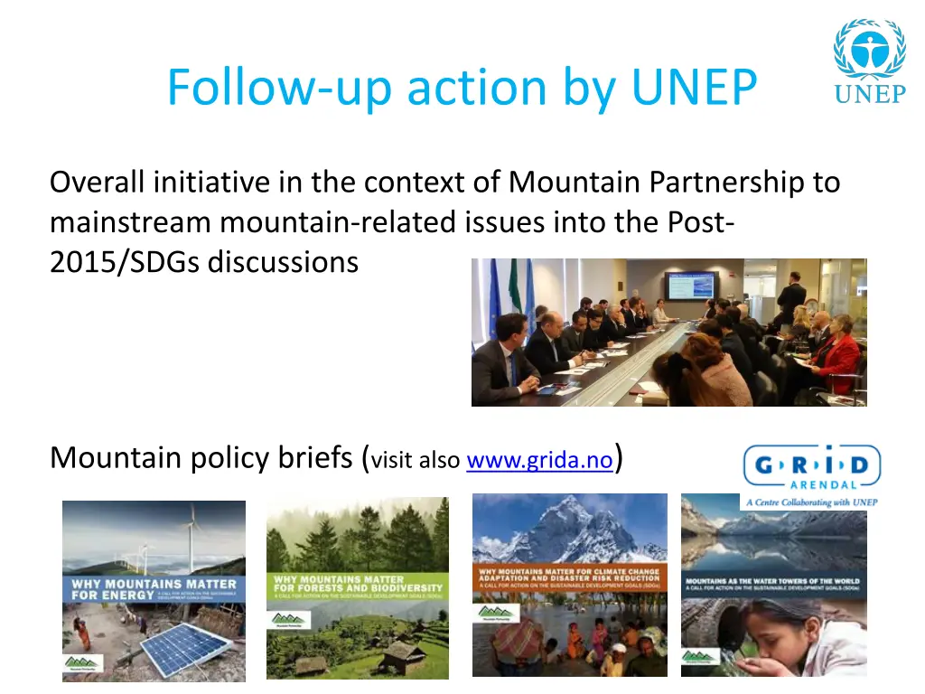 follow up action by unep 1