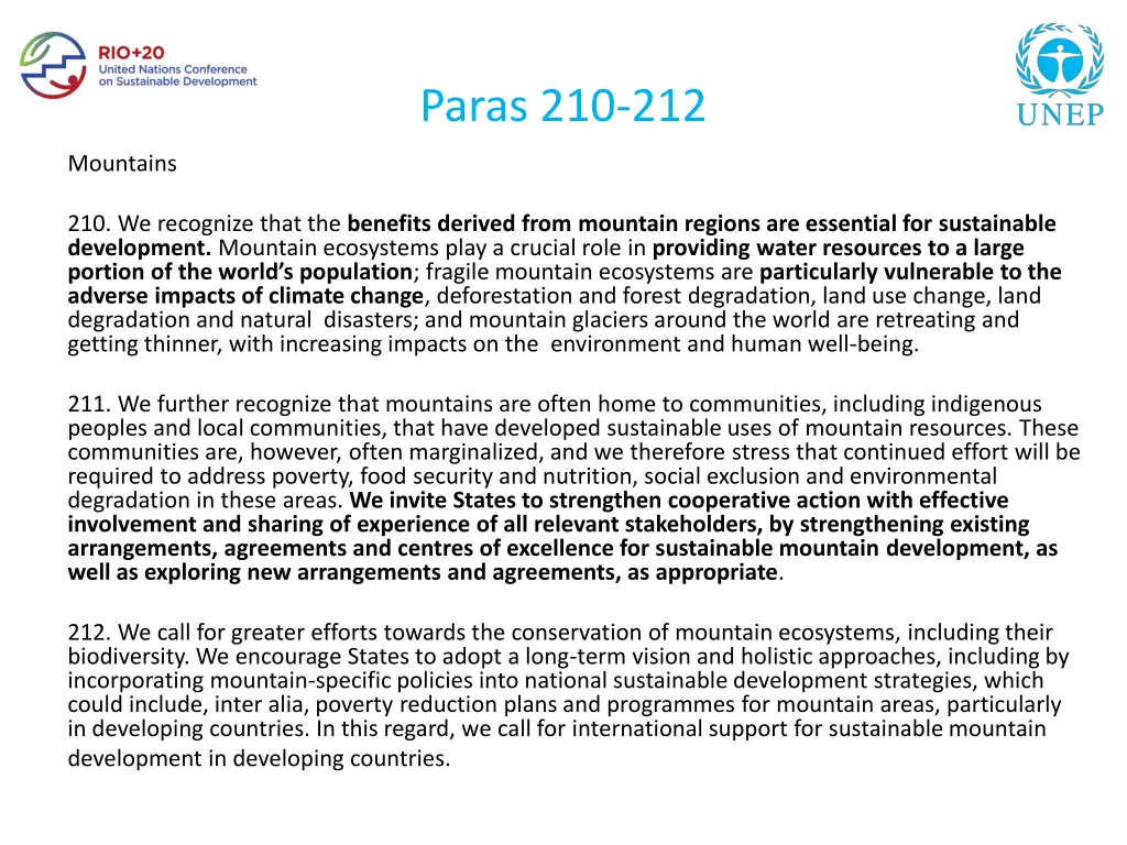 paras 210 212