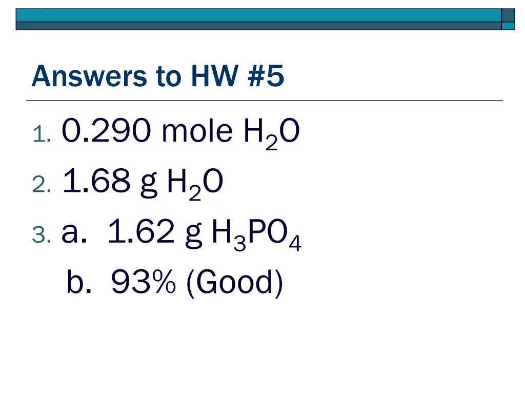 answers to hw 5