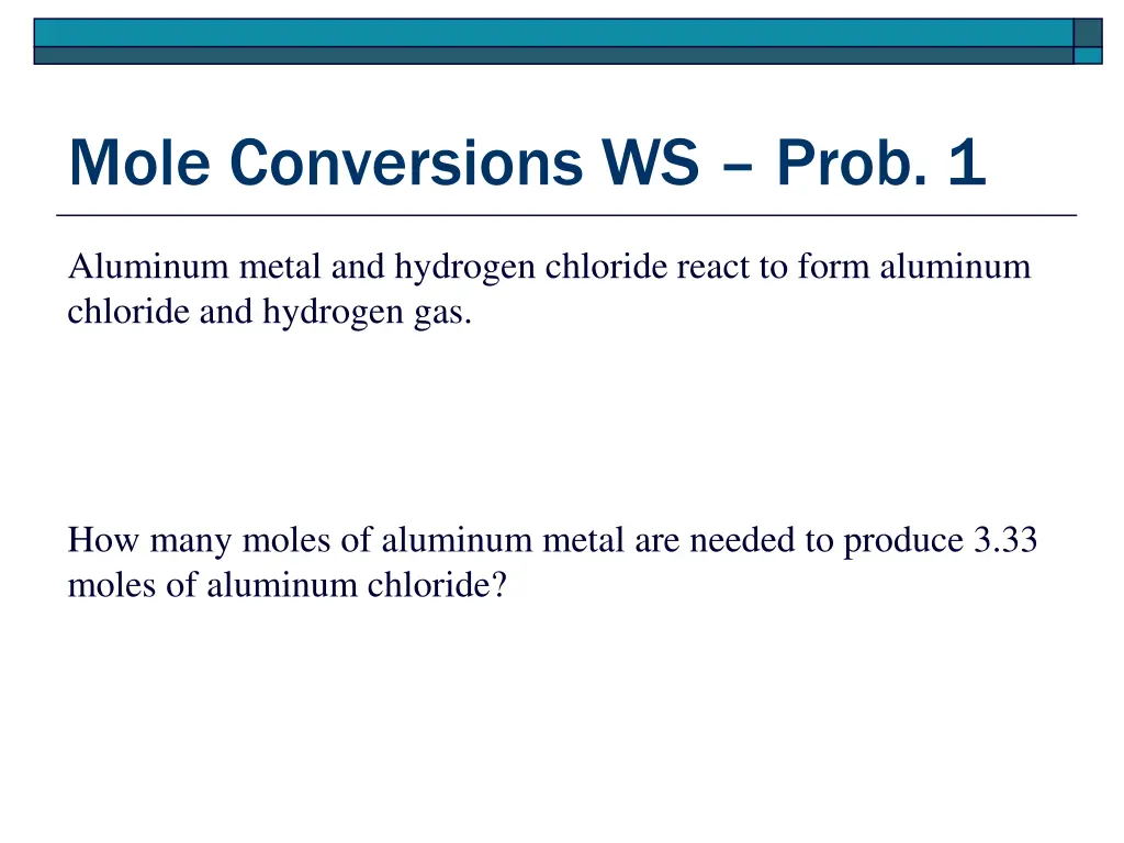 mole conversions ws prob 1