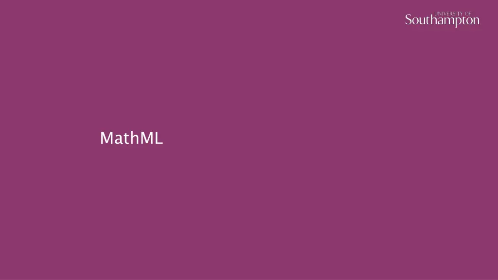 mathml