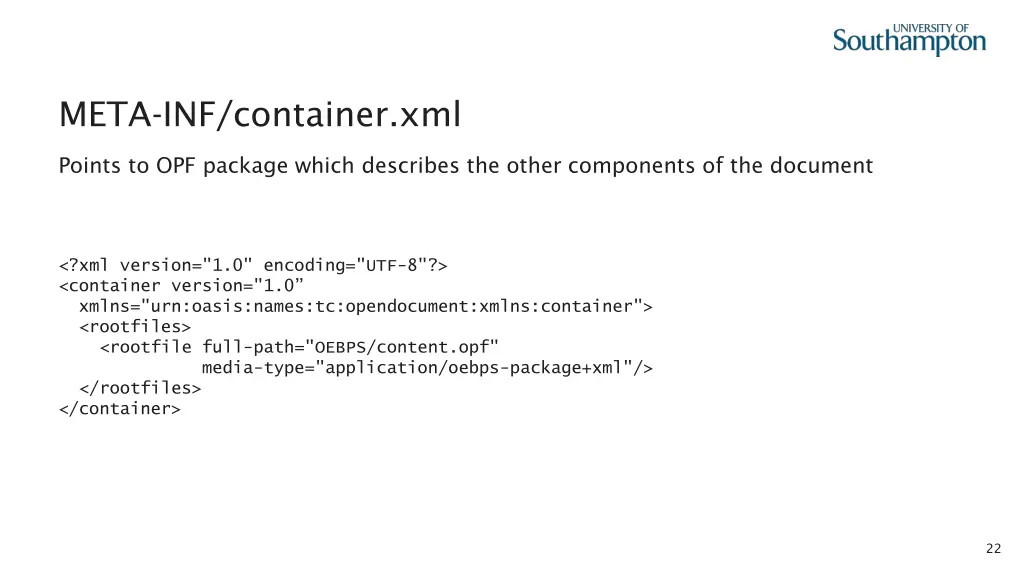meta inf container xml