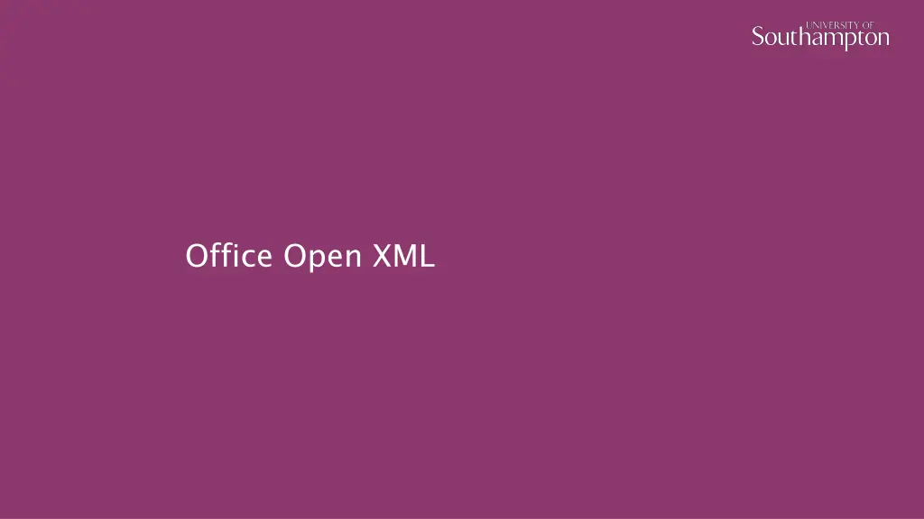 office open xml