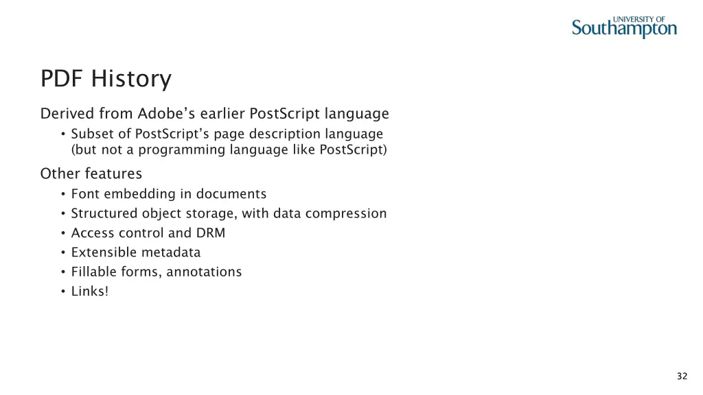 pdf history