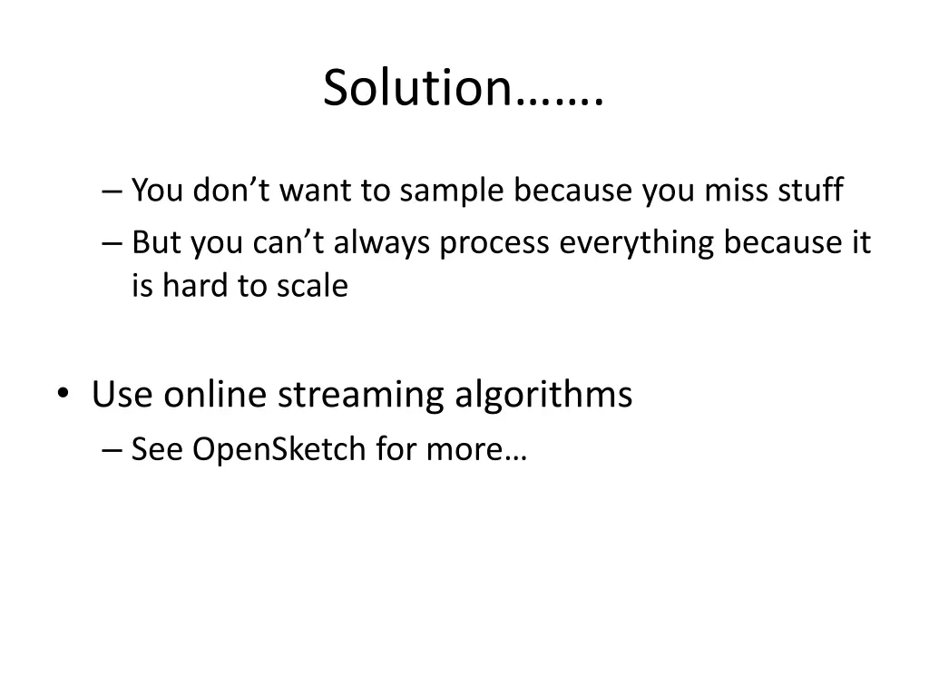 solution