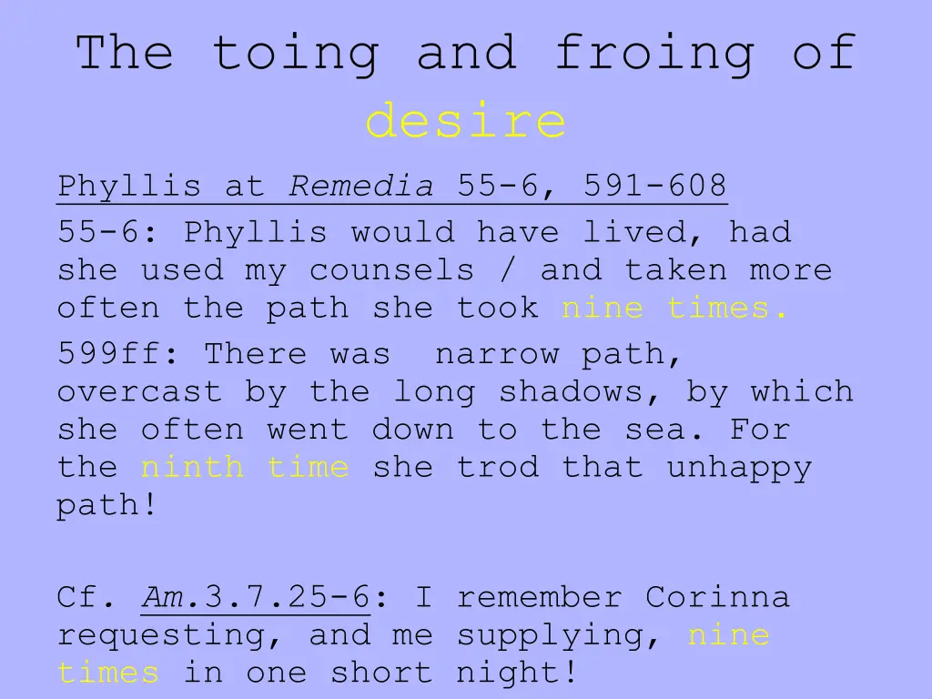 the toing and froing of desire phyllis at remedia
