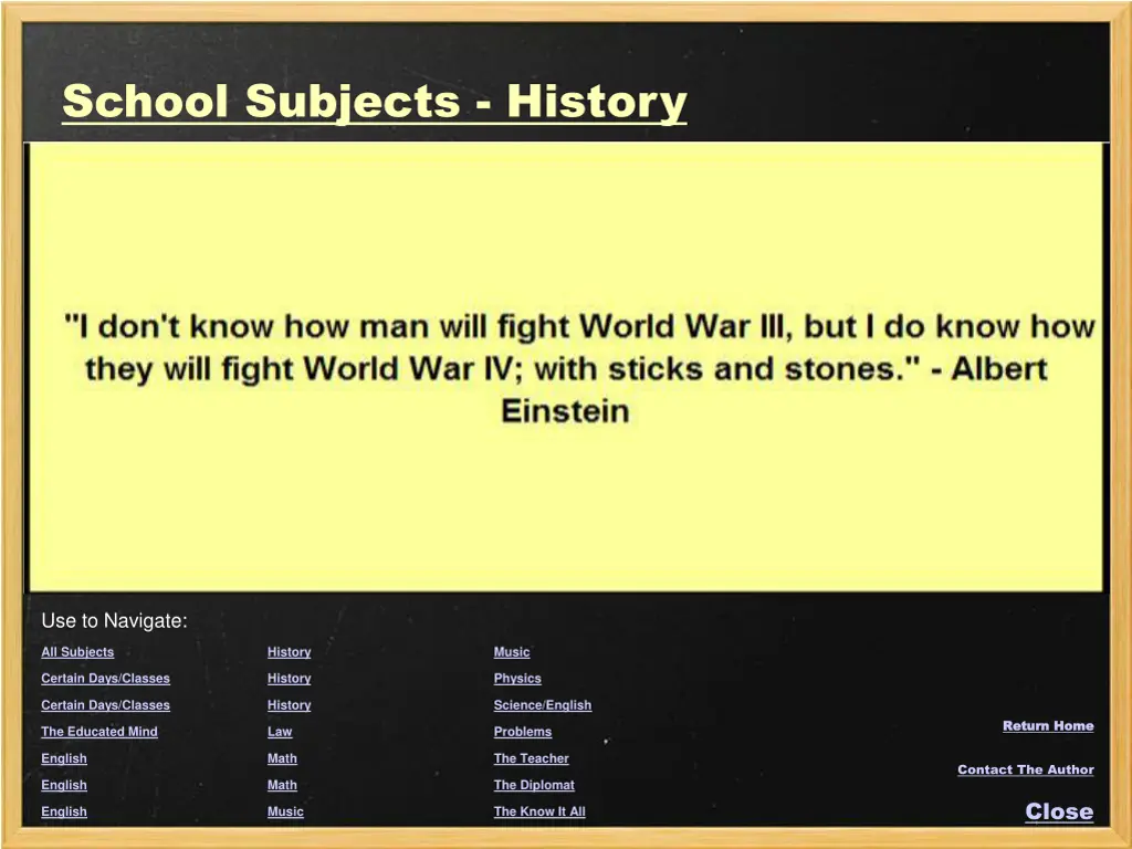 school subjects history 1