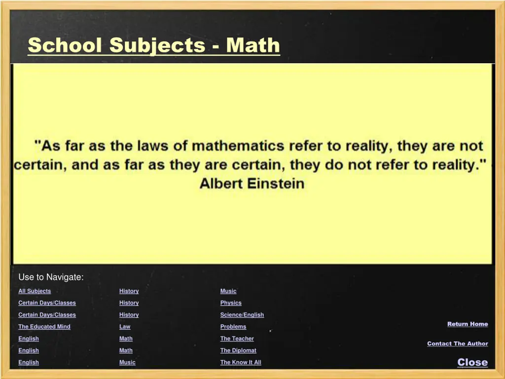 school subjects math