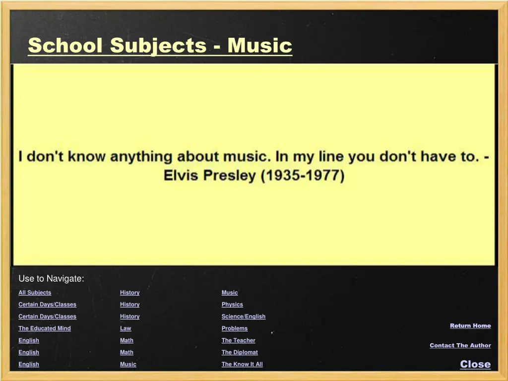 school subjects music 1