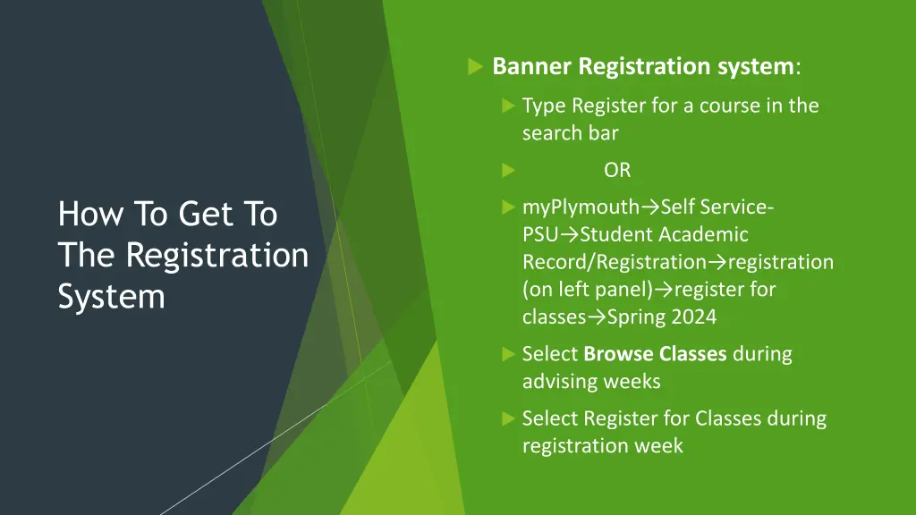 banner registration system