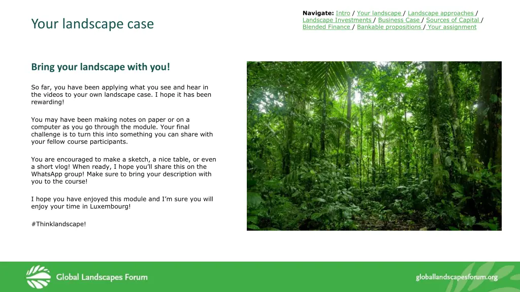 navigate intro your landscape landscape 12