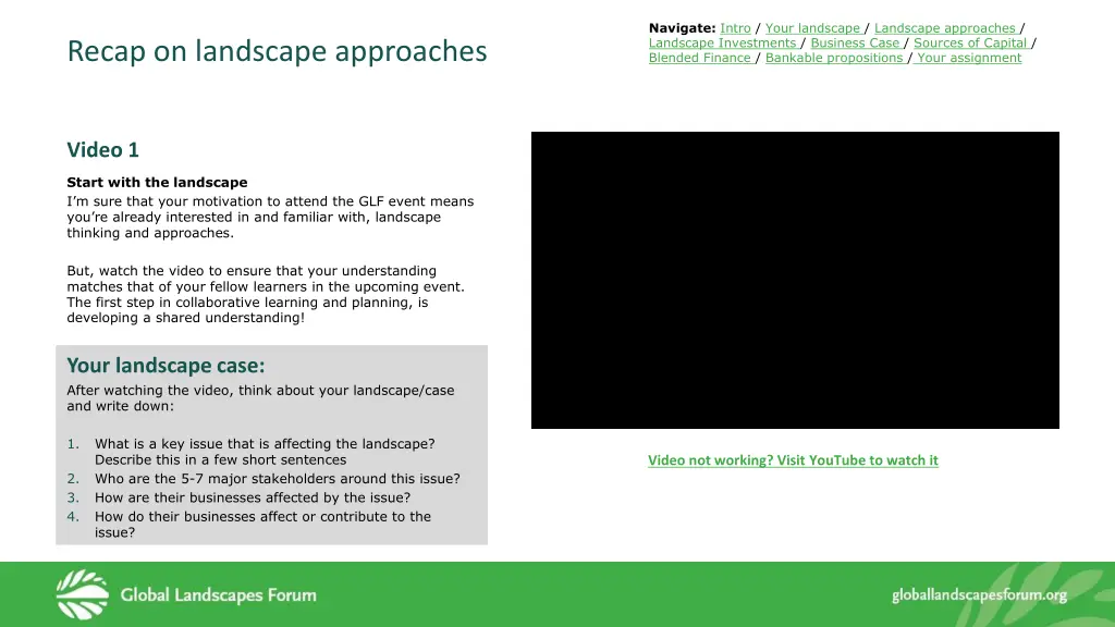 navigate intro your landscape landscape 3
