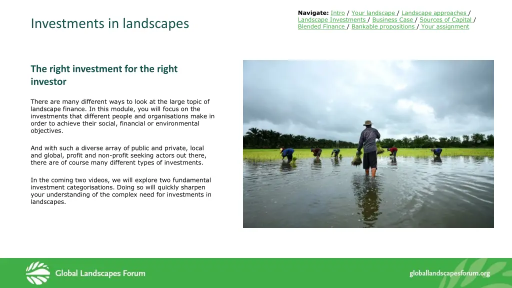 navigate intro your landscape landscape 4