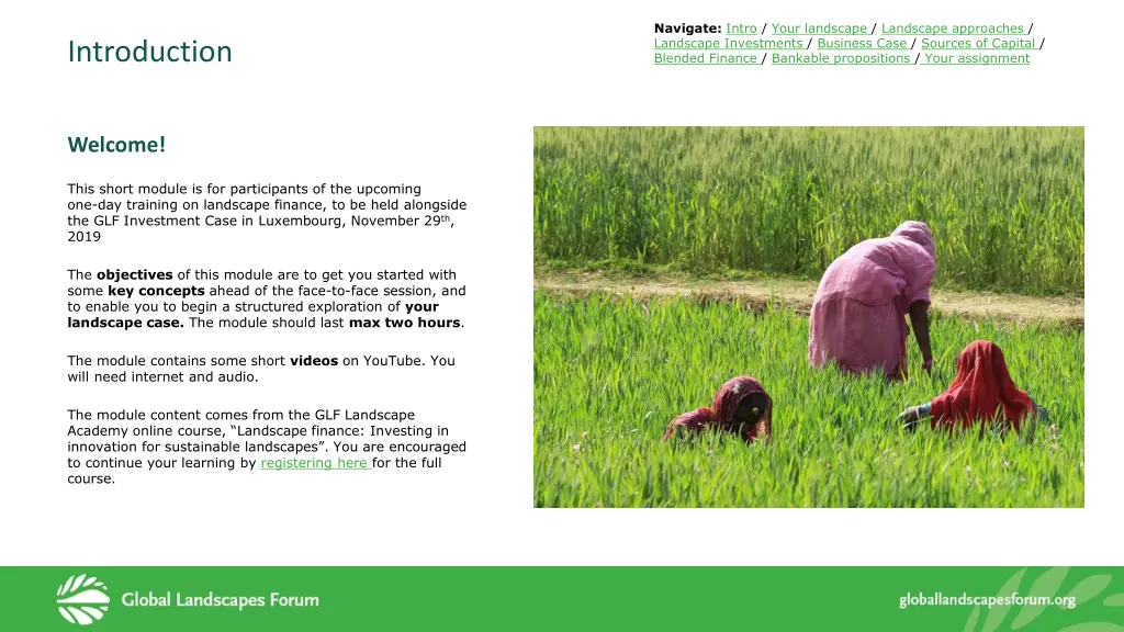 navigate intro your landscape landscape