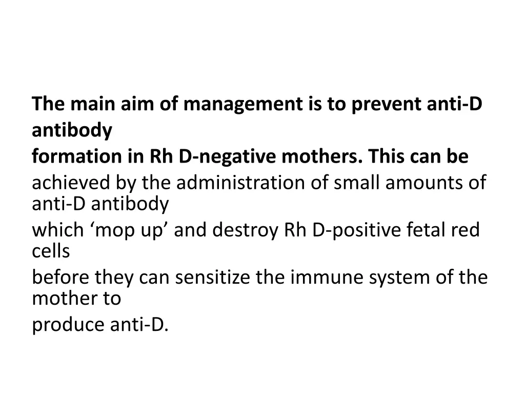 the main aim of management is to prevent anti