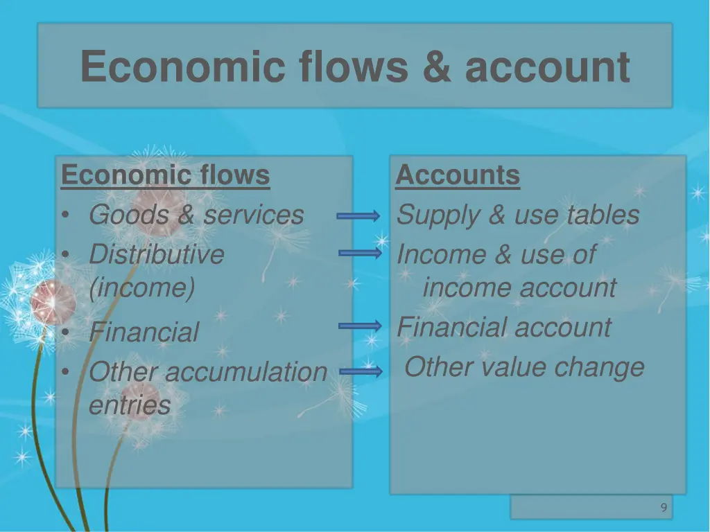 economic flows account
