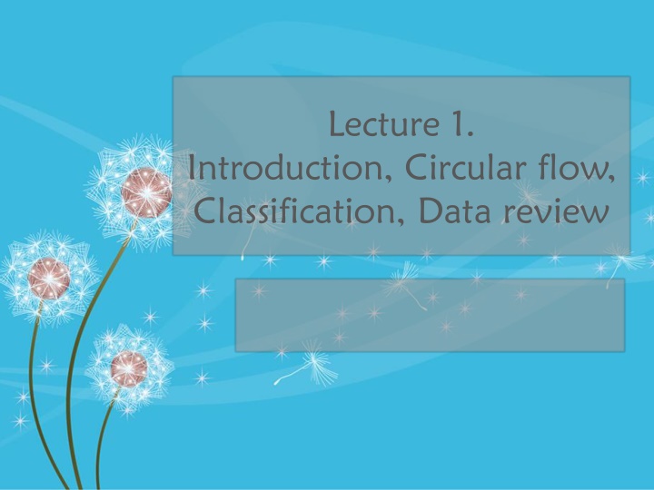 lecture 1