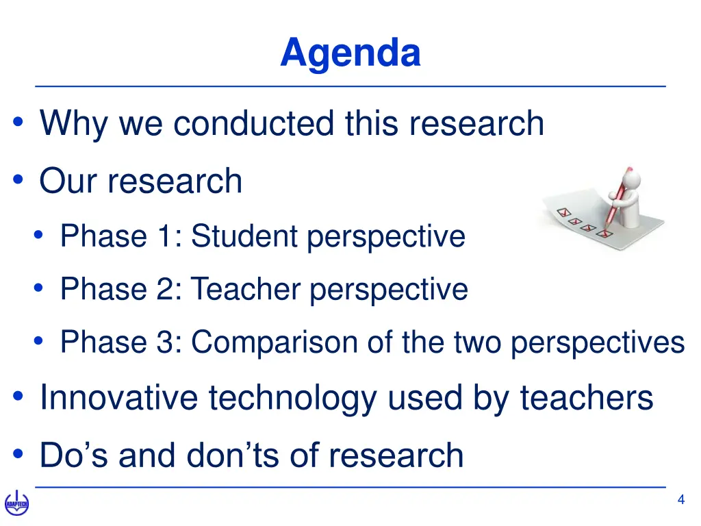 agenda