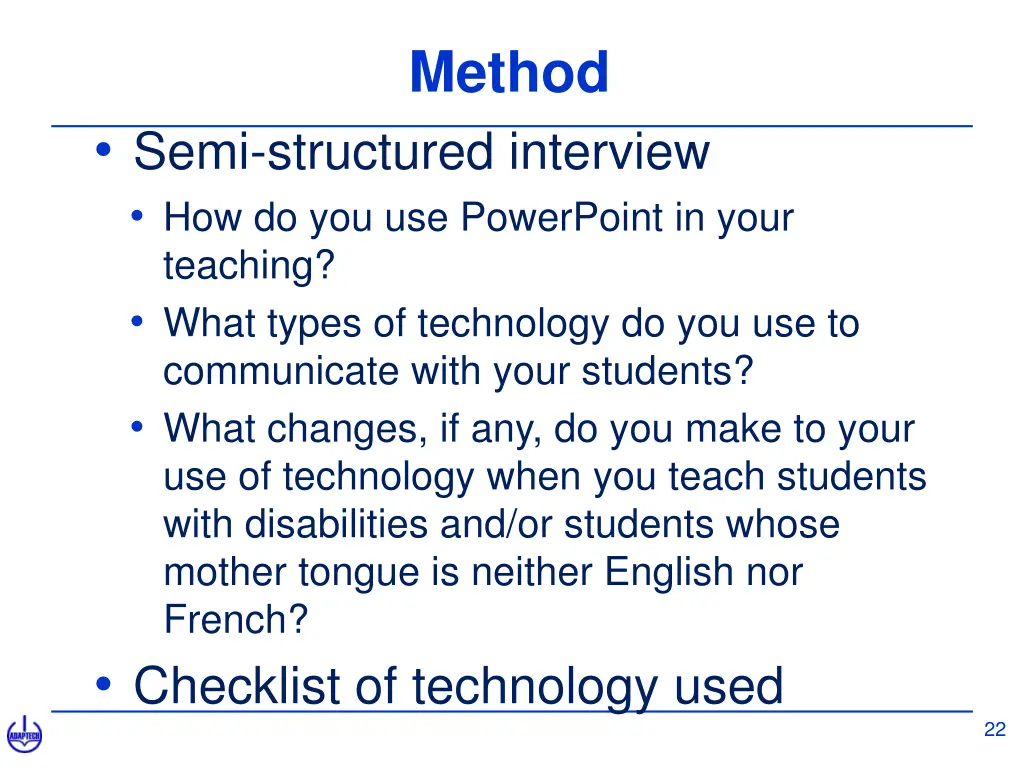 method 1