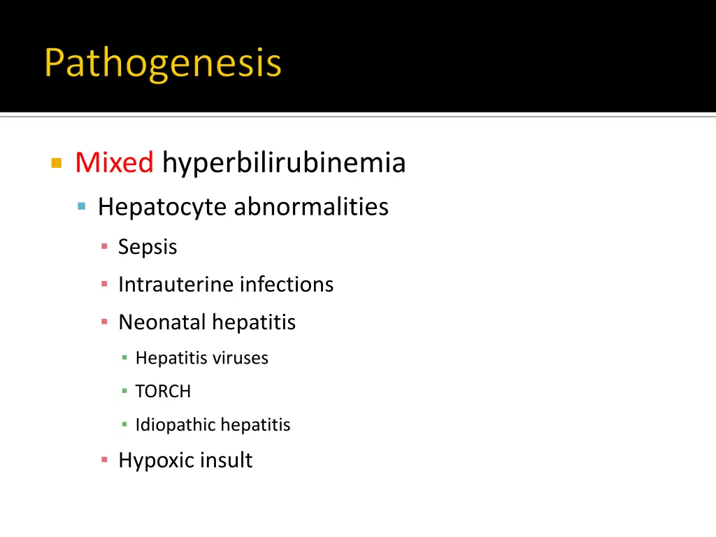 mixed hyperbilirubinemia hepatocyte abnormalities