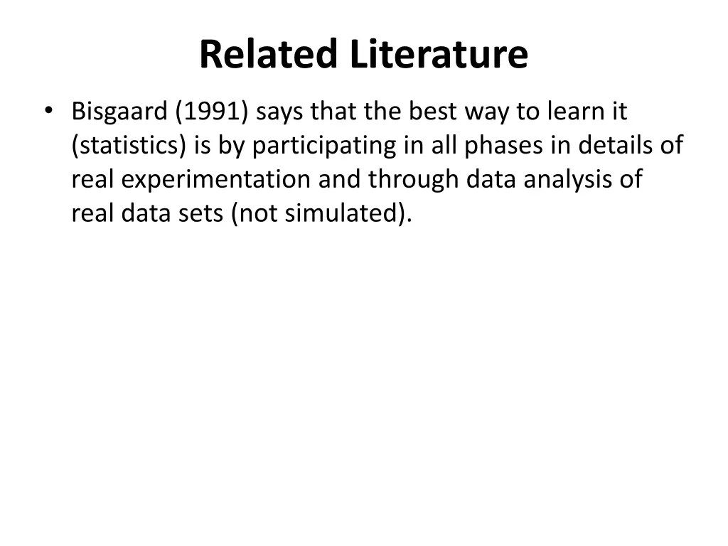 related literature 2