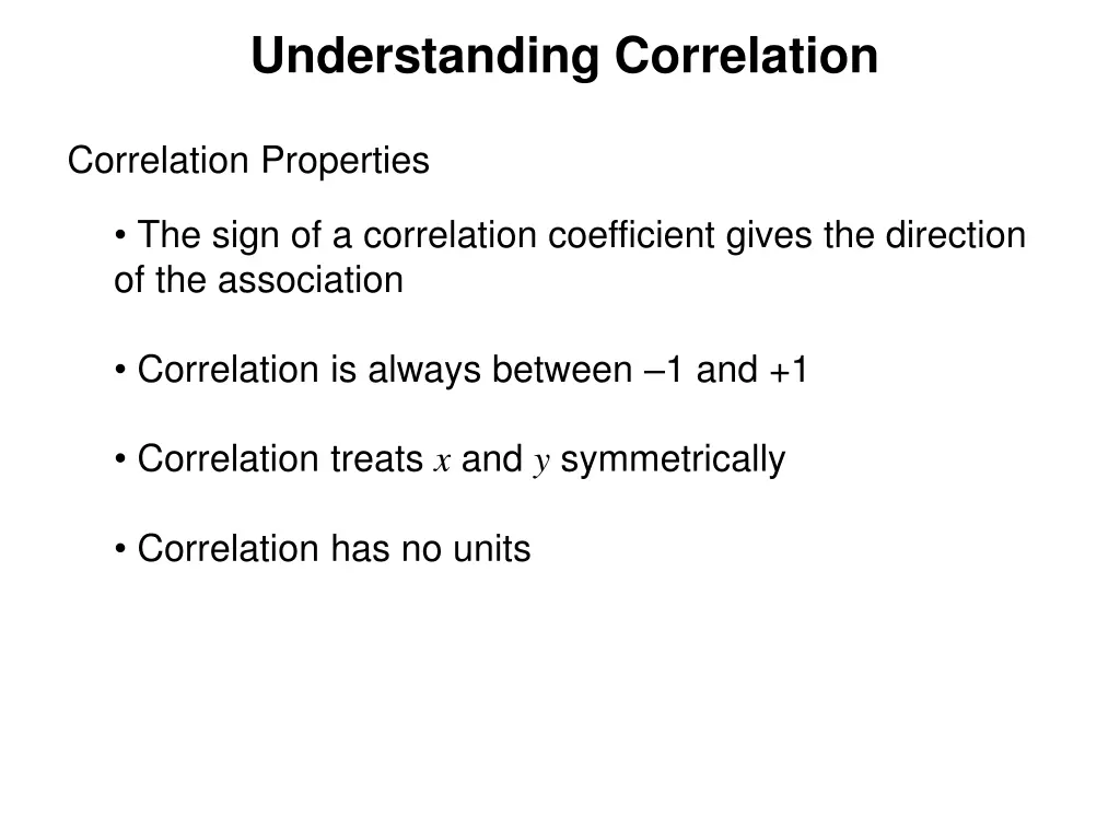 understanding correlation 2