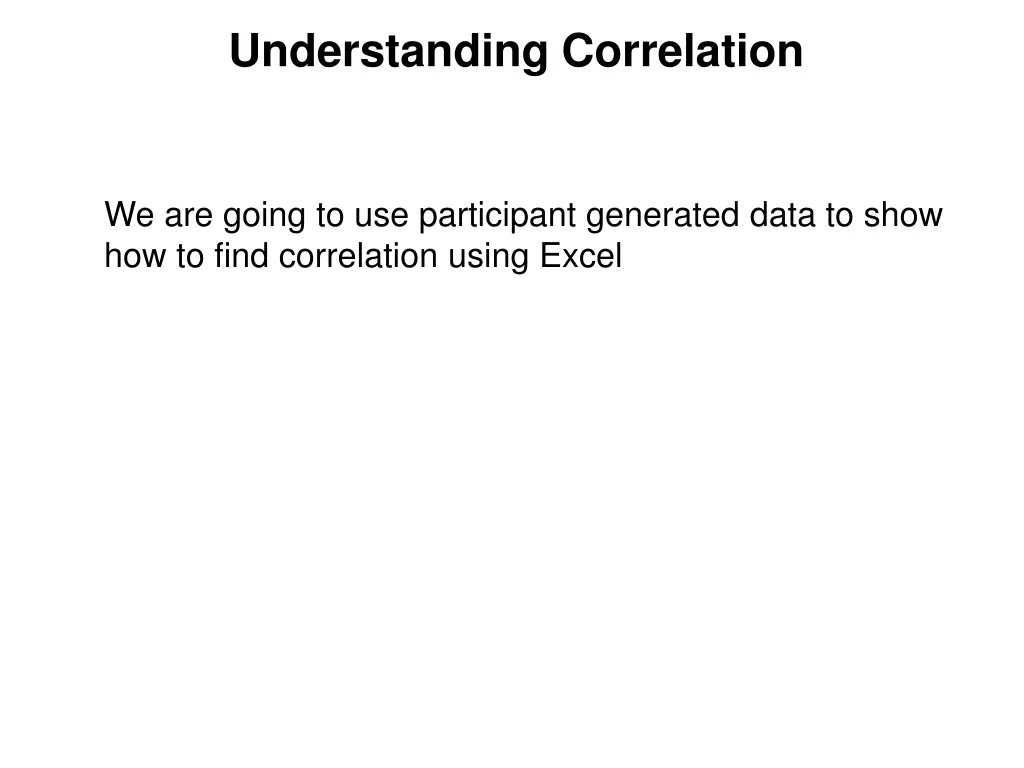 understanding correlation 3