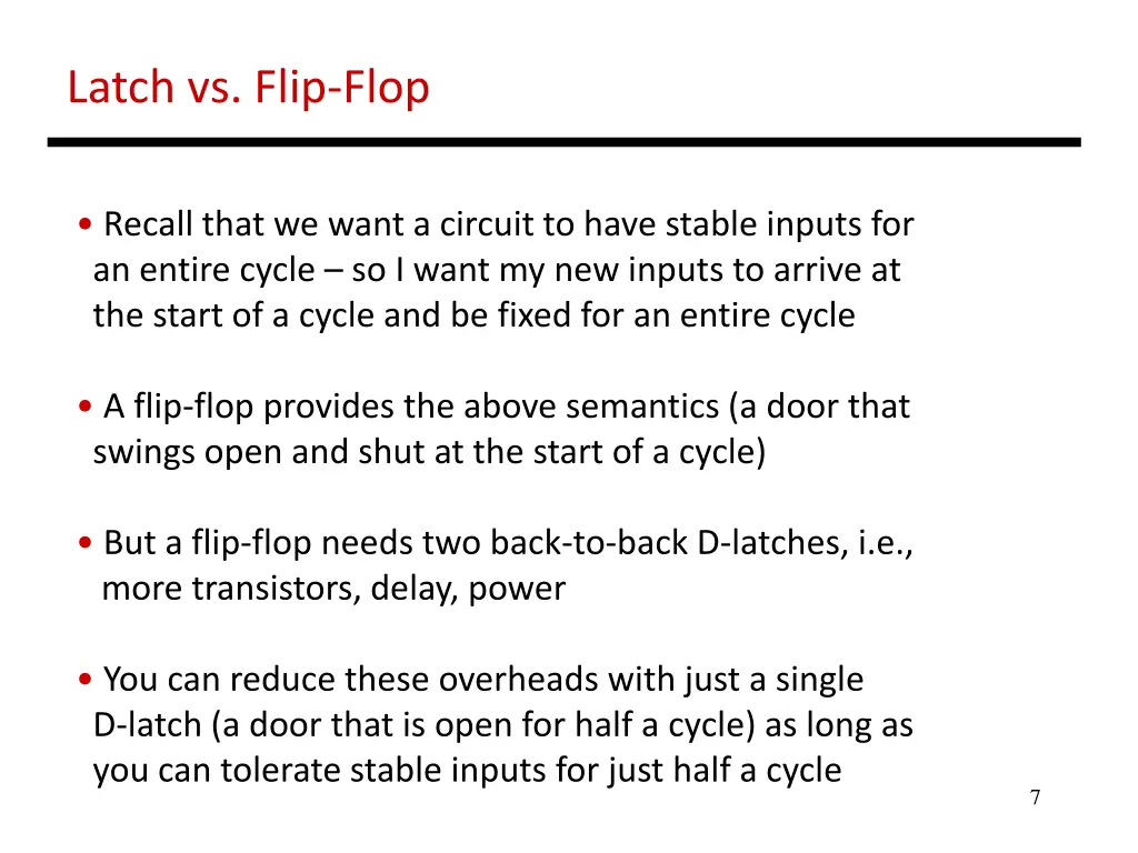 latch vs flip flop