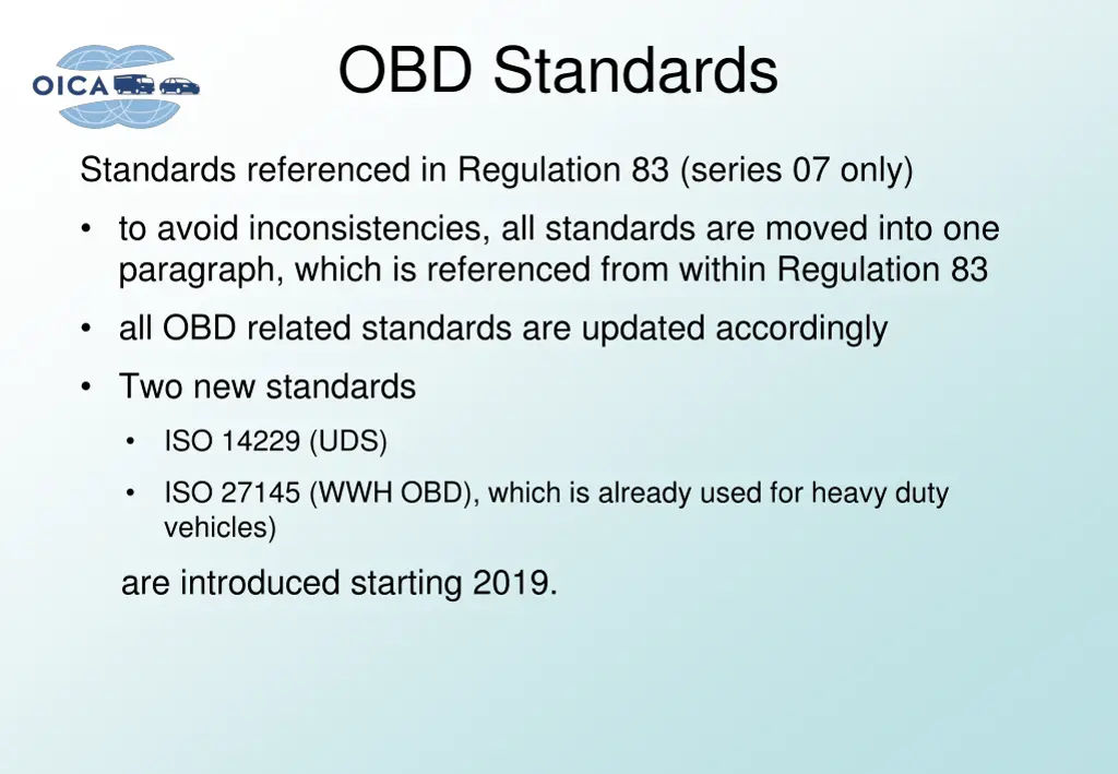 obd standards