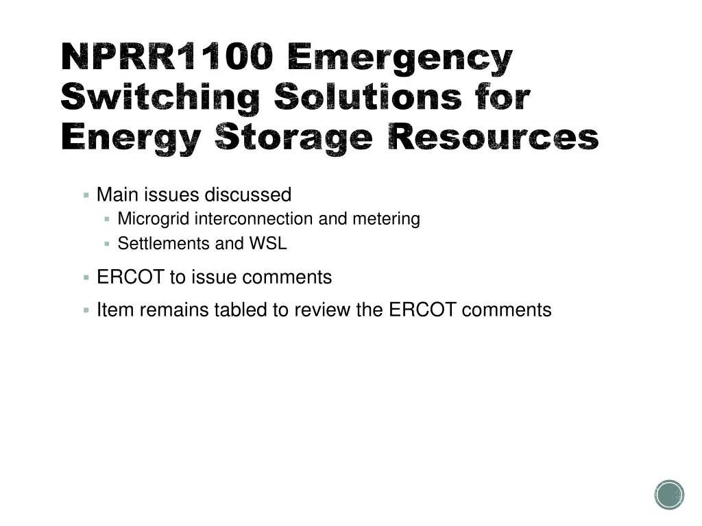 nprr1100 emergency nprr1100 emergency switching