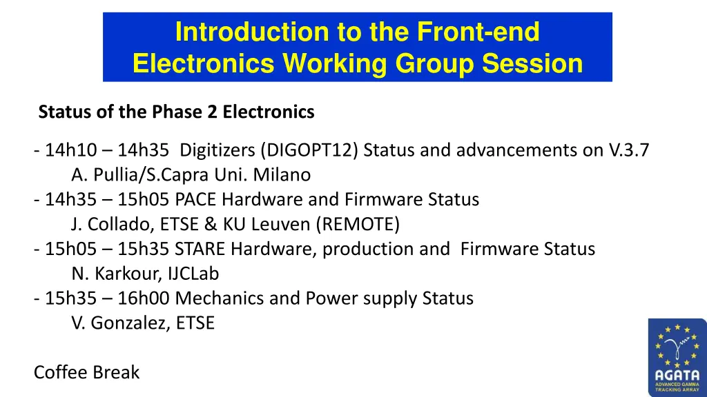 introduction to the front end electronics working 1