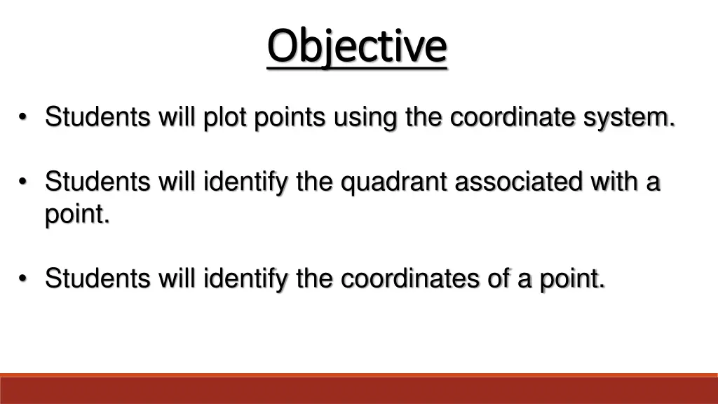 objective objective