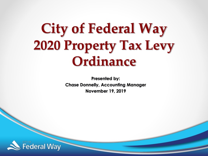 city of federal way 2 020 property tax levy