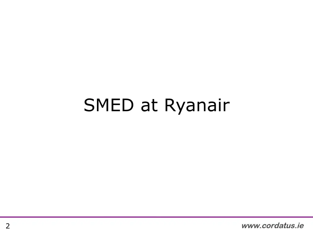 smed at ryanair