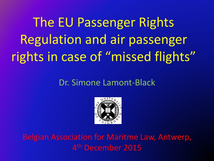 the eu passenger rights regulation