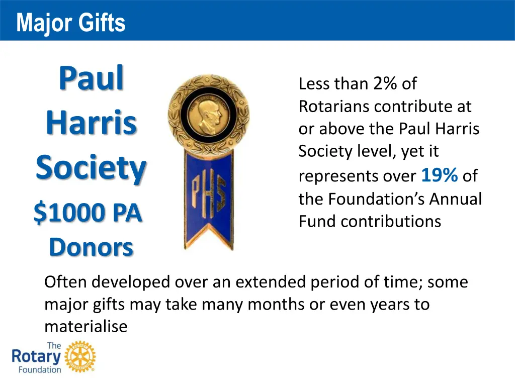 major gifts 3