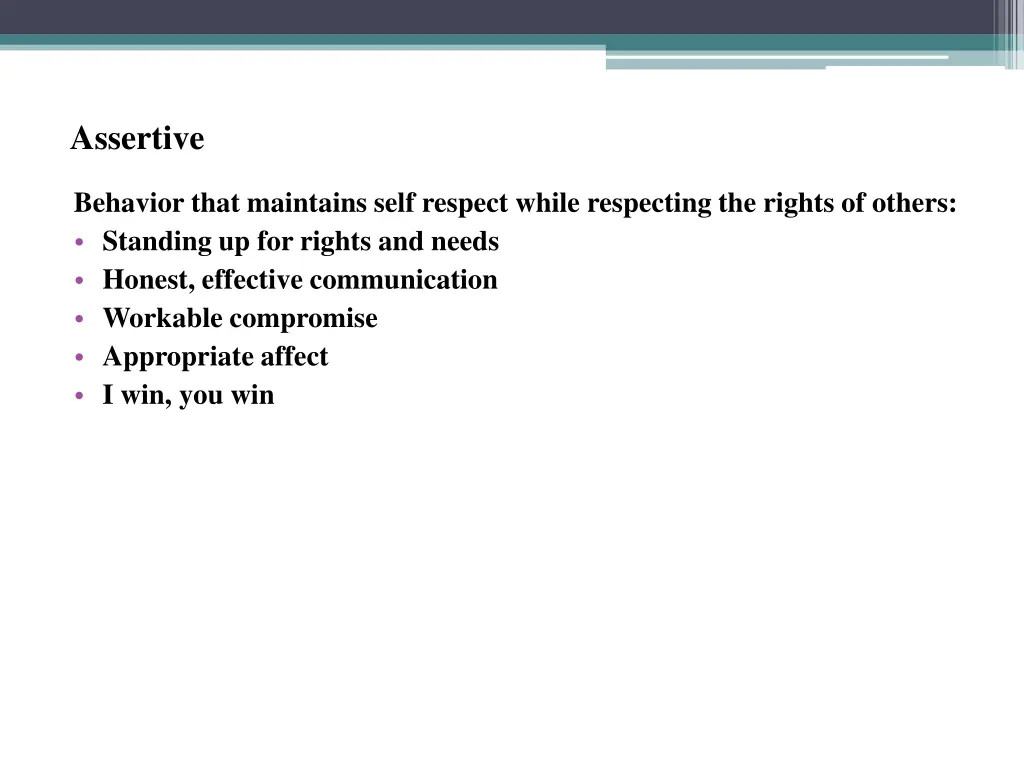 assertive