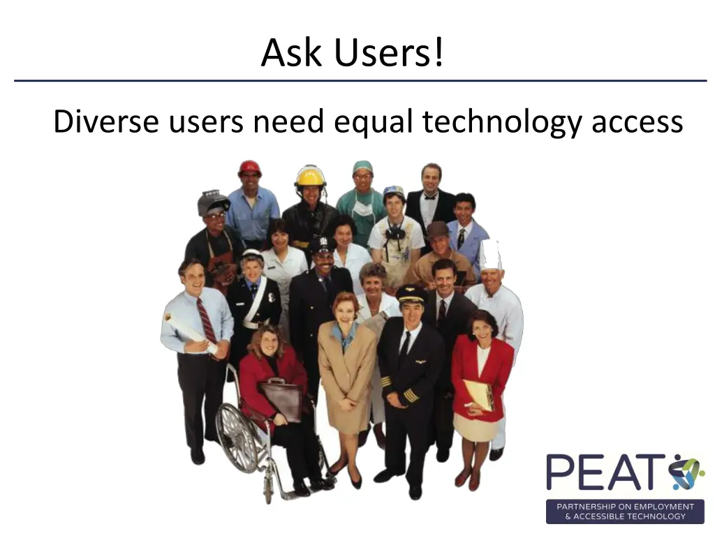 ask users